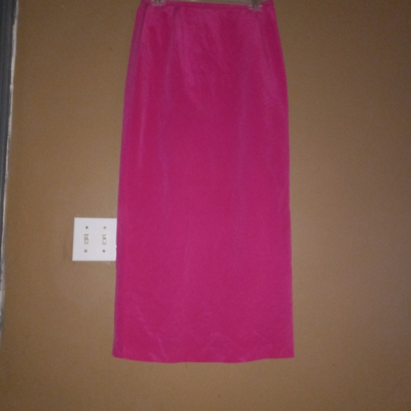TRAVIS AYERS MAXI SKIRT  SET  SIZE 8 PINK PRE-OWNED GOOD - Picture 12 of 14